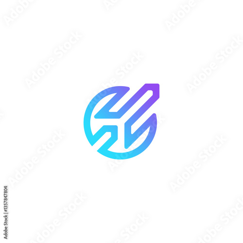 modern launch logo or rocket logo concept vector icon