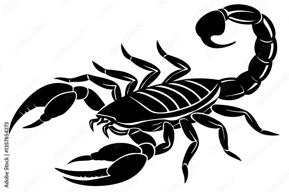 Realistic Scorpion Vector Art