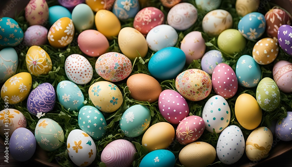Colorful Easter Eggs Colorful Easter Eggs