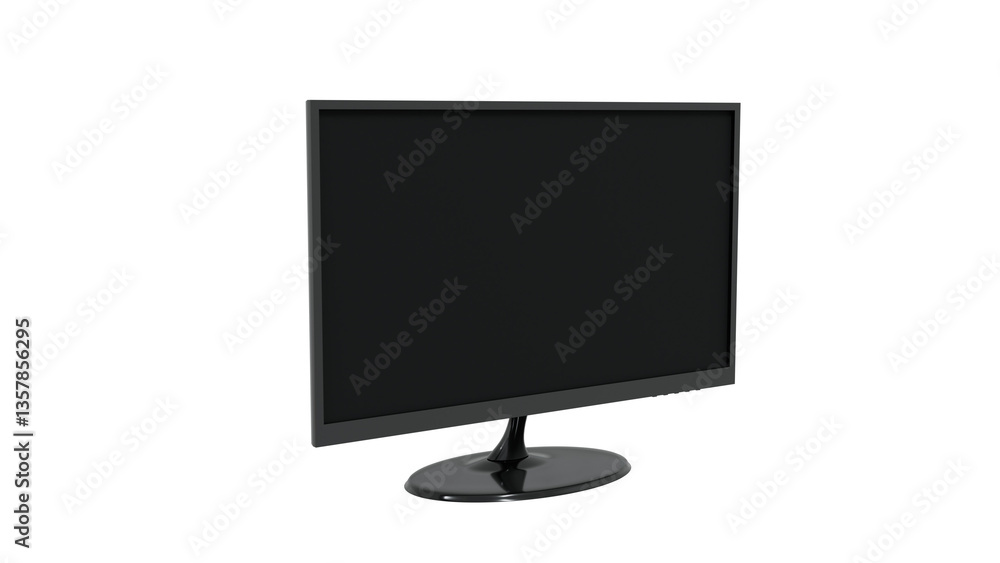 lcd monitor isolated on transparent background lcd monitor isolated on transparent background