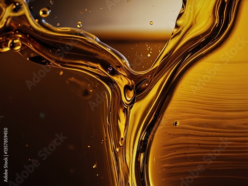 abstract liquid gold background