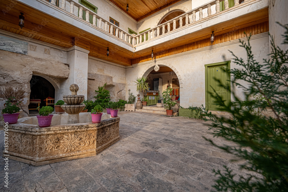 Fototapeta premium Historic Halfeti Mansions, Halfeti, Sanliurfa, Turkey