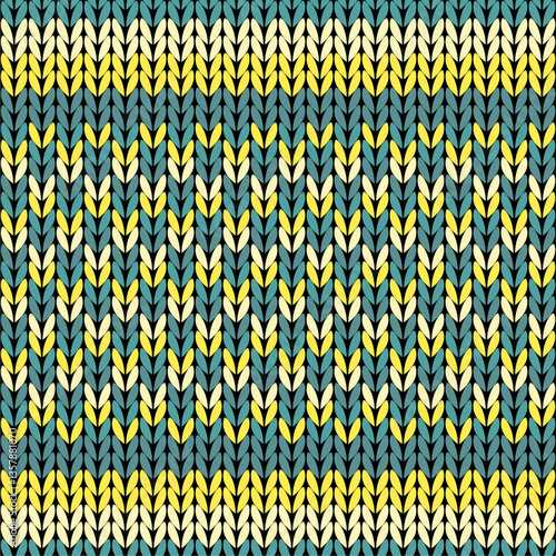 Knitted background pattern wallpaper knitting decorative print handmade textile knitting handiwork