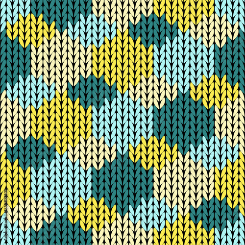 Knitted background pattern wallpaper knitting decorative print handmade textile knitting handiwork