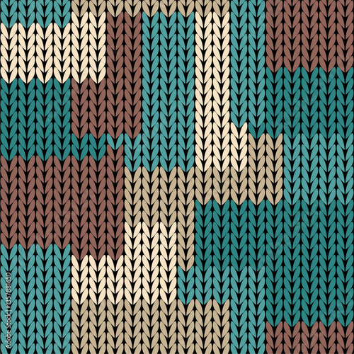 Knitted background pattern wallpaper knitting decorative print handmade textile knitting handiwork