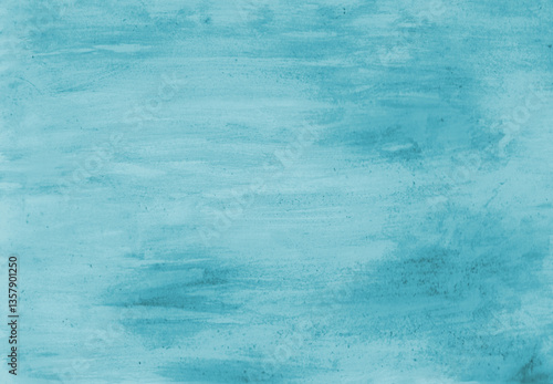 Watercolor abstract blue background