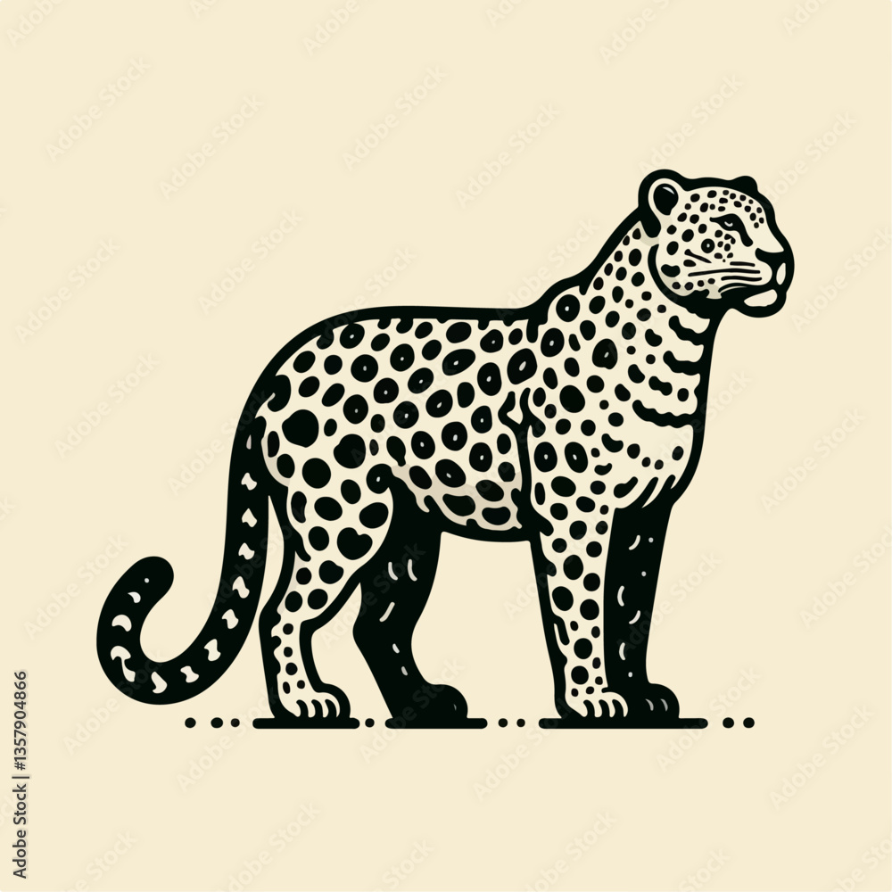 leopard vector illustration leopard vector illustration