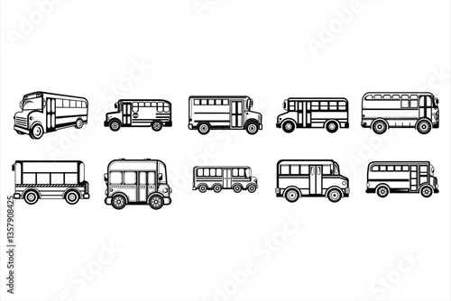 School Bus SVG Bundle
