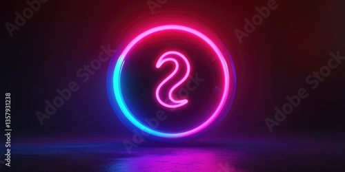 A neon sign featuring an 'S' inside a circle, used for various purposes such as signs or logos