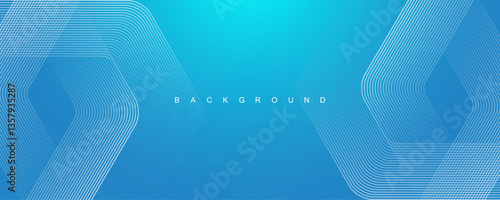 Modern medical or health care scientific abstract background with hexagons. Geometric stripe line art design for poster, brochure, cover, banner, header, website, presentation template