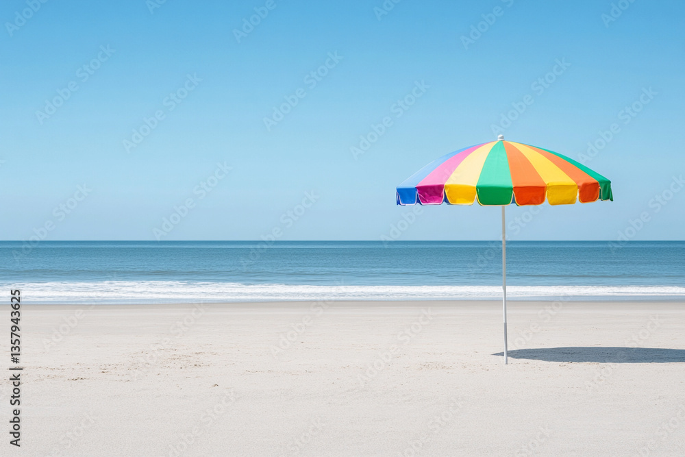 Sunny Beach with Umbrella Sunny Beach with Umbrella