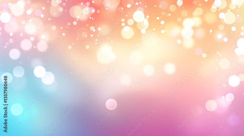 Pastel Bokeh Lights: Dreamy Soft Focus Background, Sweet And Romantic Backdrop Pastel Bokeh Lights: Dreamy Soft Focus Background, Sweet And Romantic Backdrop