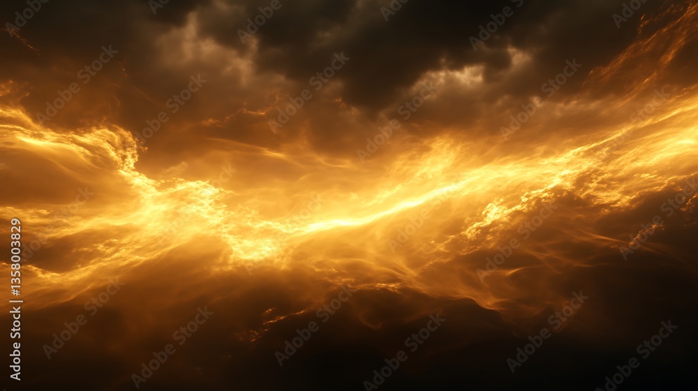 Glowing plasma clouds shifting colors, sci-fi atmosphere Glowing plasma clouds shifting colors, sci-fi atmosphere