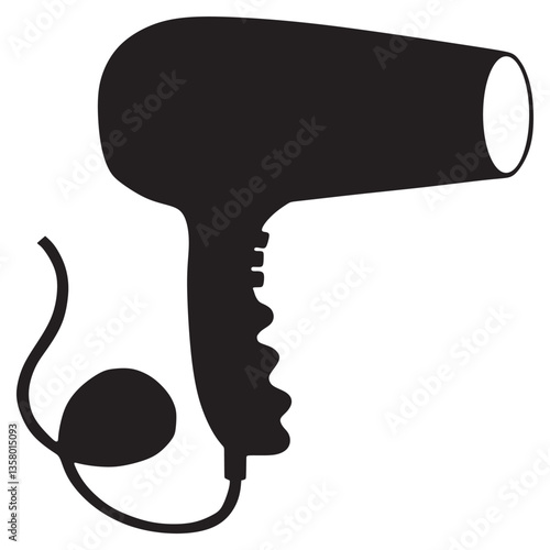 Hair Dryer Hairdresser Vector illustration.