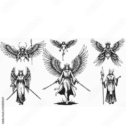 Set Of Fallen Angels