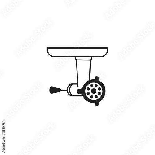 Ceiling Mounted Grinder Icon Vector Graphic, Vector Image
