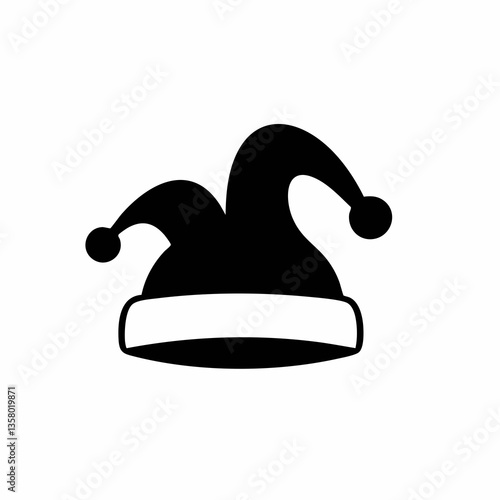 Jester Hat Icon Vector Illustration Design, Vector Image