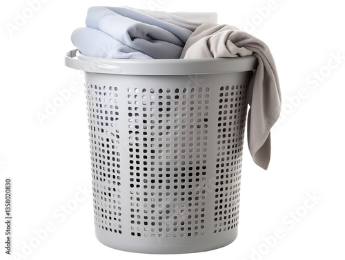 Laundry hamper isolated on transparent background