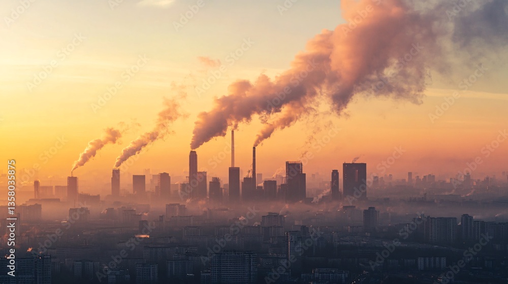Pollution in the city: Emphasis on industrial aesthetics amidst CO2 concerns Pollution in the city: Emphasis on industrial aesthetics amidst CO2 concerns