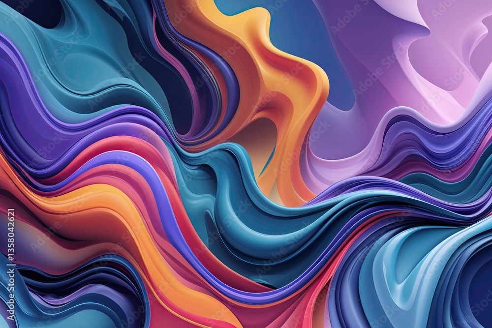 Unique Fluid Abstract Shape Backgrounds for Creative Designs Unique Fluid Abstract Shape Backgrounds for Creative Designs