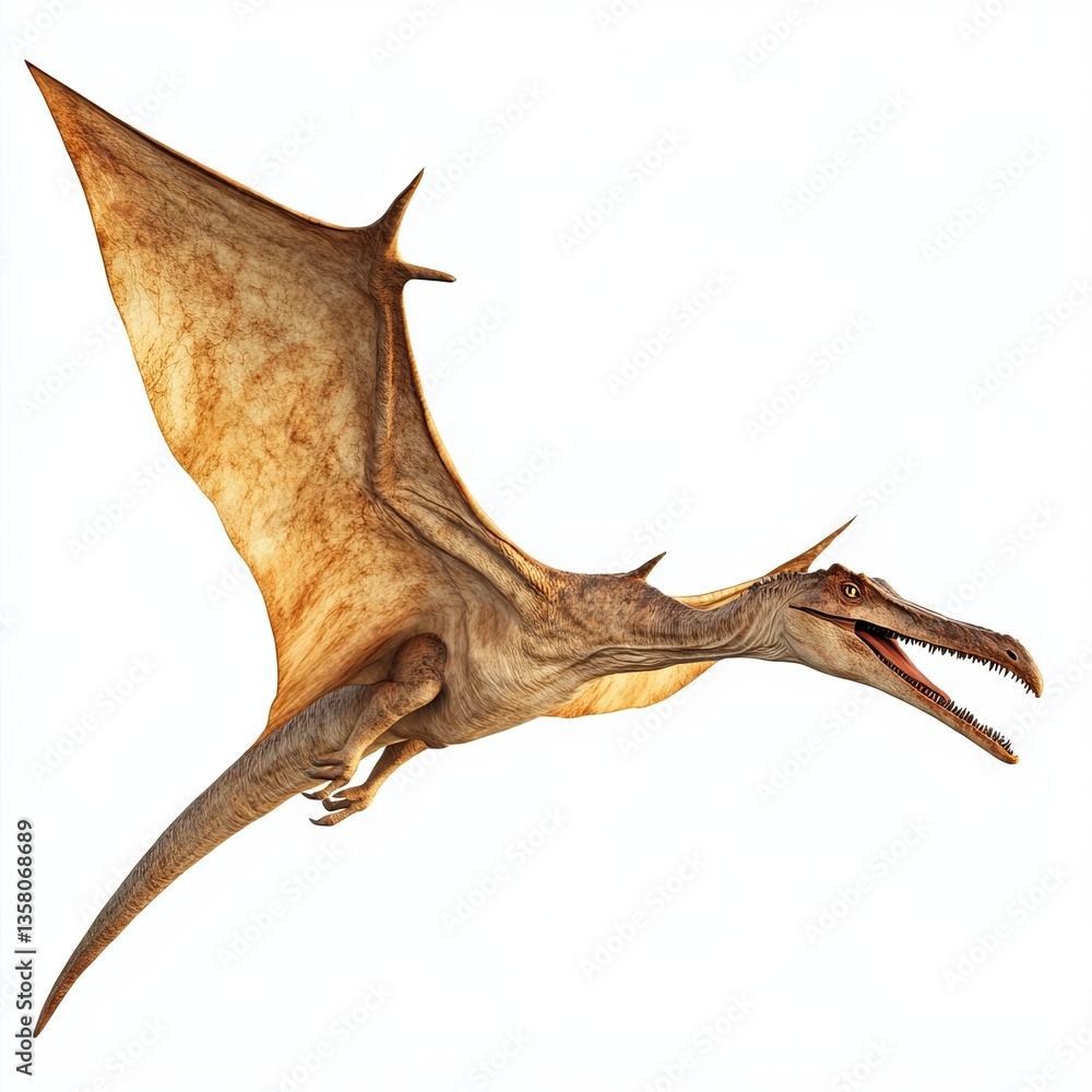 Fototapeta premium A Pteranodon Dinosaur isolated on a white background