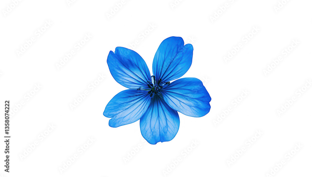 a vibrant blue flower is centered on a light background showcasing its delicate petals and intricate details emphasizing natural beauty and simplicity a vibrant blue flower is centered on a light background showcasing its delicate petals and intricate details emphasizing natural beauty and simplicity