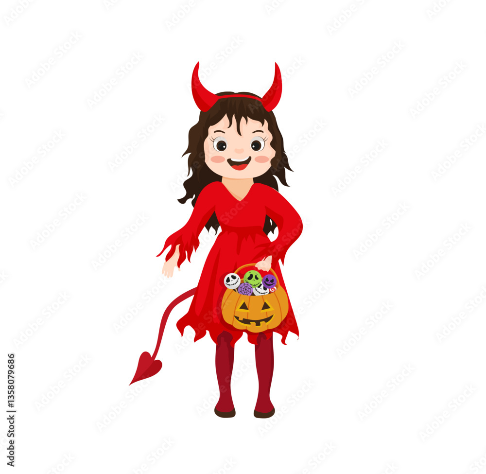 Cute Devil Girl Costume Cute Devil Girl Costume