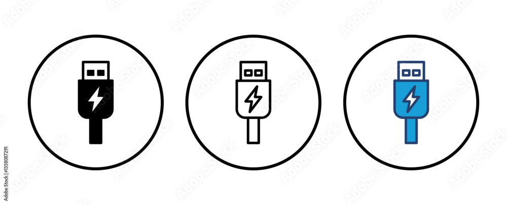 Usb icon vector. Flash disk icon vector Usb icon vector. Flash disk icon vector