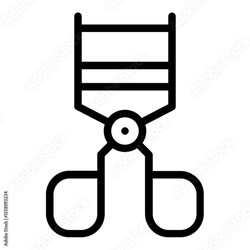 eyelashes curler icon