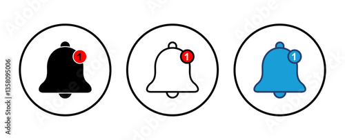 Bell Icon vector. Notification icon for your web site design