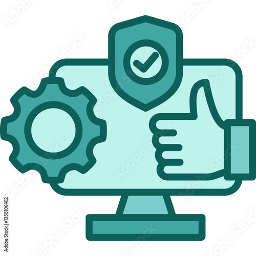 System Reliability solid icon