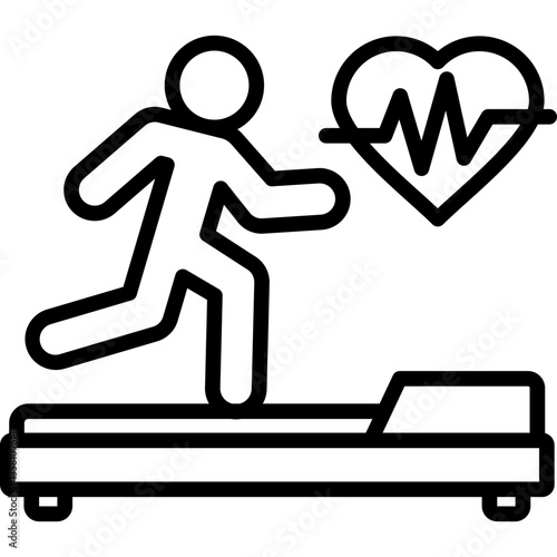 Weight line icon