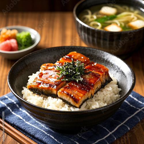 Unagi Donburi – Japanese Grilled Eel Rice Bowl