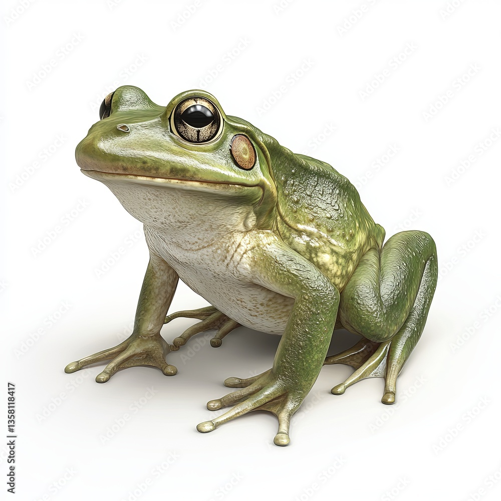 Fototapeta premium frog on white background