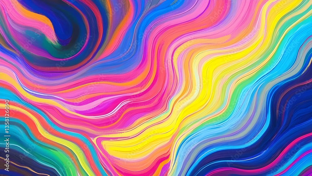 Vibrant abstract swirling colorful design Vibrant abstract swirling colorful design