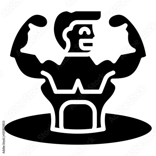 Strong glyph icon