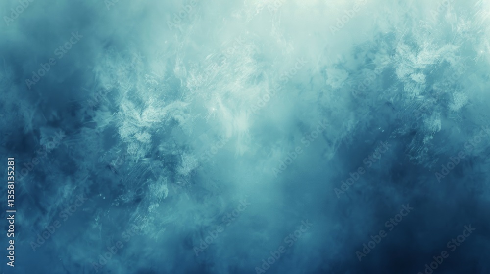 Obraz premium Abstract Turquoise Texture Background, Modern Teal Watercolor Pattern, Trendy Artistic Design