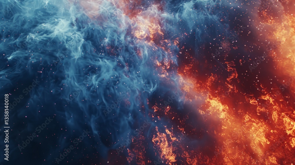 Vibrant Nebula Cloudscape: Cosmic Abstract Background, Space Galaxy, And Universe Wonders Vibrant Nebula Cloudscape: Cosmic Abstract Background, Space Galaxy, And Universe Wonders