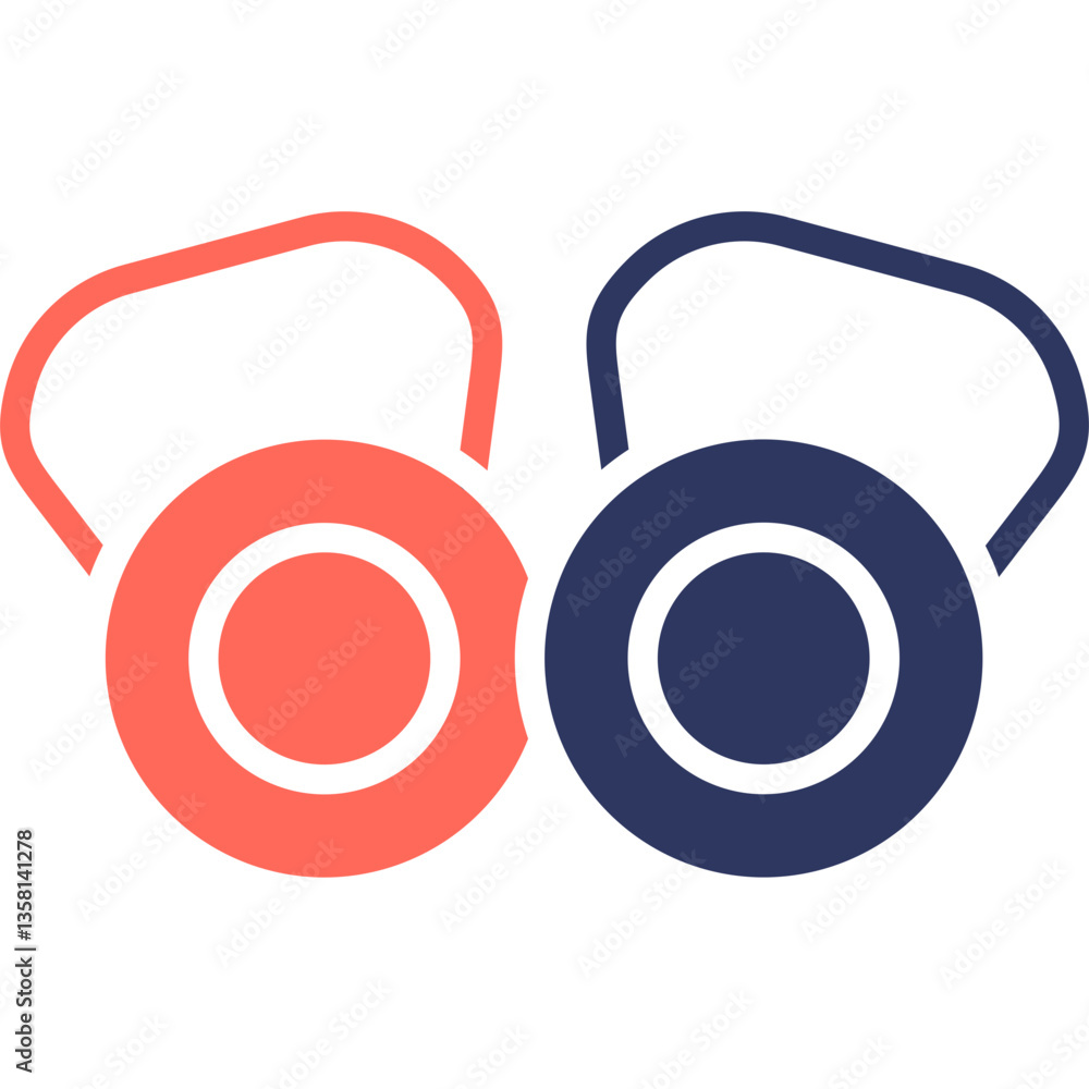 Cardio glyph color icon Cardio glyph color icon
