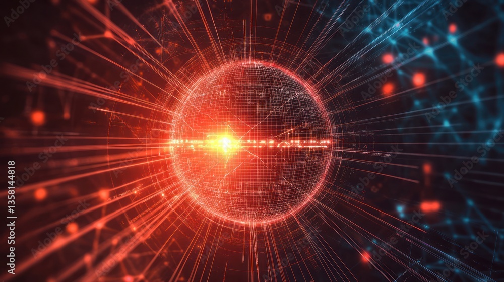 Obraz premium Global Network