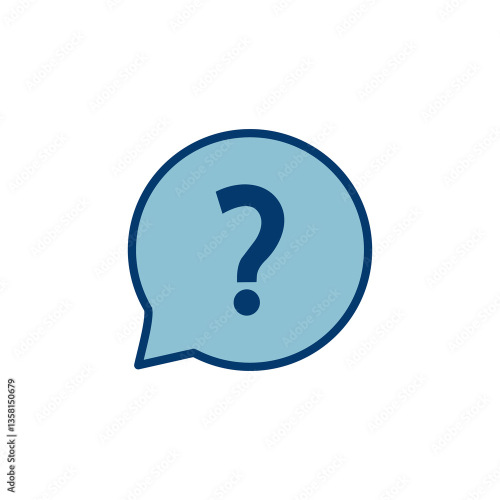 Question Icon vector isolated on white background. Question mark sign. help icon. Faq Question Icon vector isolated on white background. Question mark sign. help icon. Faq