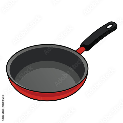 frying pan isolated on white