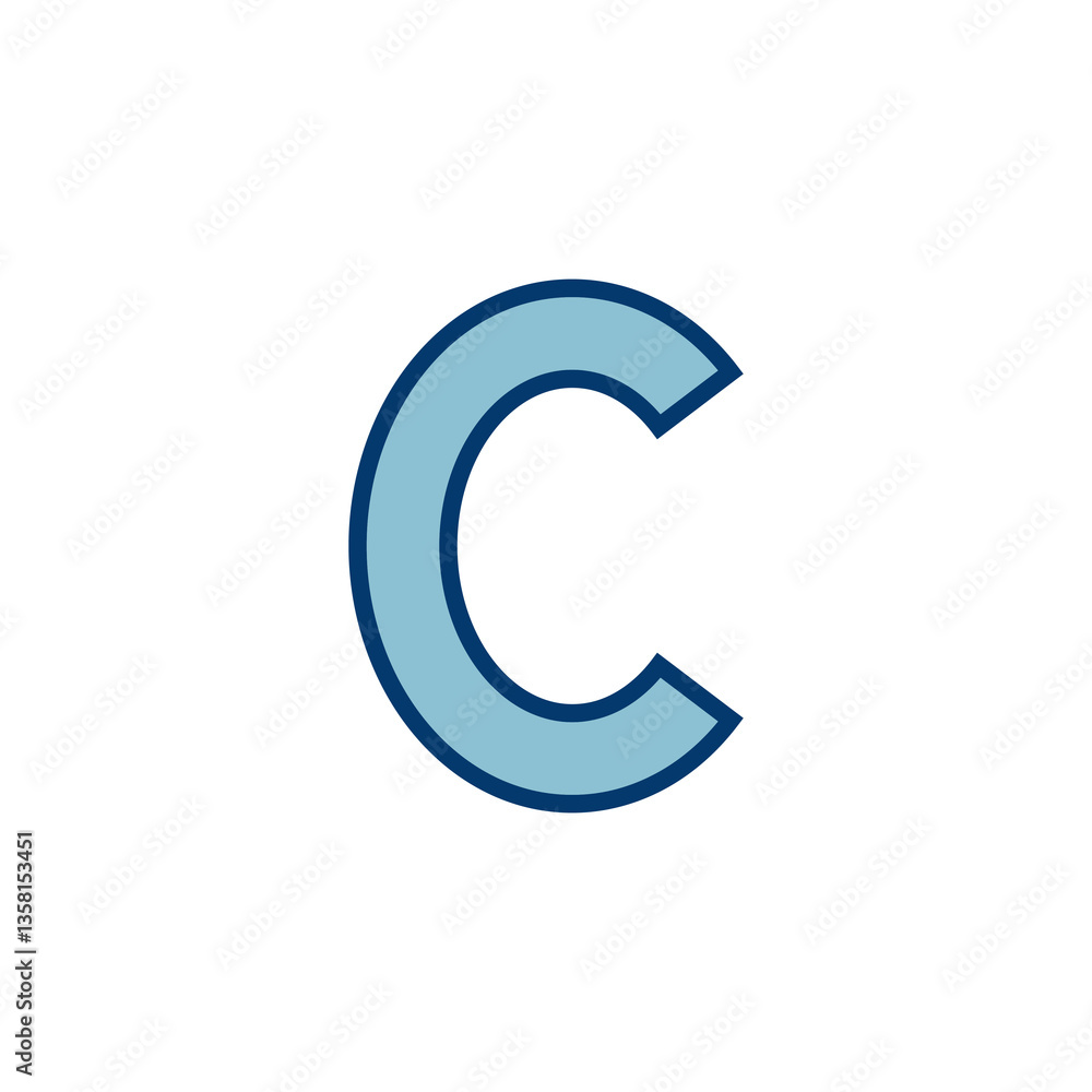 Copyright icon vector isolated on white background. copyright symbols Copyright icon vector isolated on white background. copyright symbols