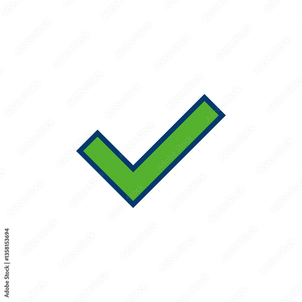Check icon vector isolated on white background. check mark icon. check list button icon. Tick Check icon vector isolated on white background. check mark icon. check list button icon. Tick
