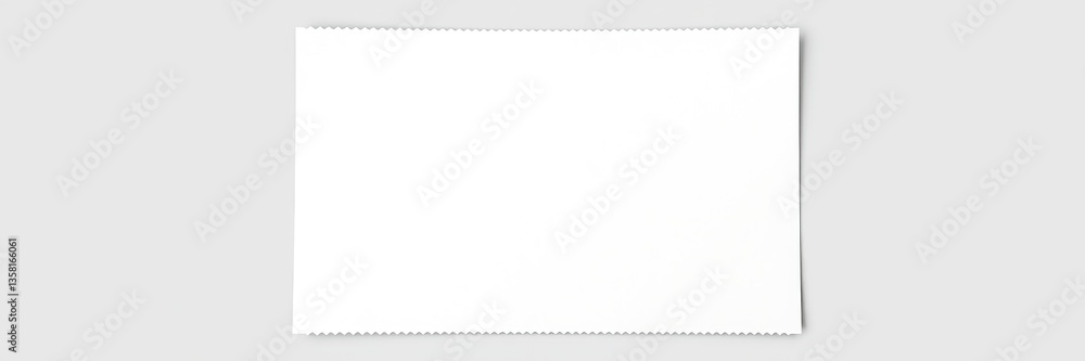 Modern Receipt Holder Mockup - Blank Space for Design Modern Receipt Holder Mockup - Blank Space for Design