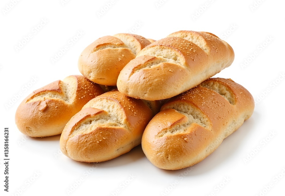Golden Baked Breads: A tempting close-up of freshly baked breads. Capturing the warmth, texture, and inviting appeal of golden loaves. Golden Baked Breads: A tempting close-up of freshly baked breads. Capturing the warmth, texture, and inviting appeal of golden loaves.