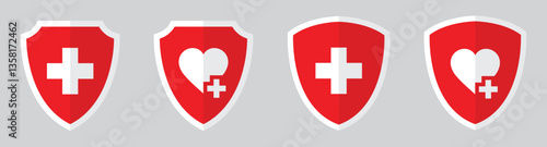 Shield Sword Crown Icon Defense