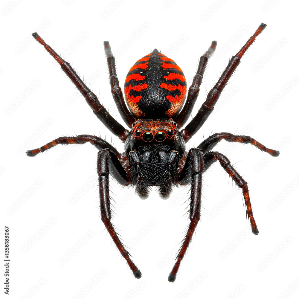 Obraz premium Big Spider isolated on transparent background