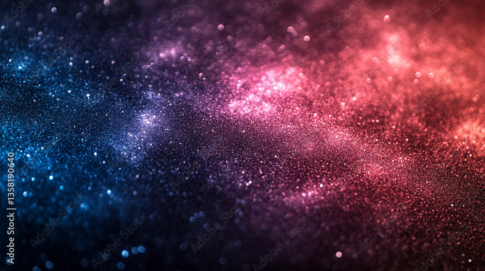 Obraz premium A red and blue grainy gradient background with a black backdrop, featuring a noise texture effect, symbolizing creativity, energy, and contrast. Ideal for modern designs, captions, or web headers. 