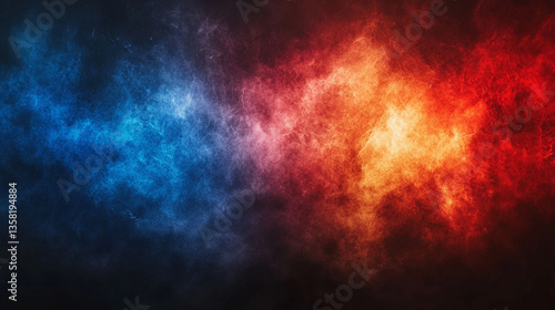 A red and blue grainy gradient background with a black backdrop, featuring a noise texture effect, symbolizing creativity, energy, and contrast. Ideal for modern designs, captions, or web headers.
